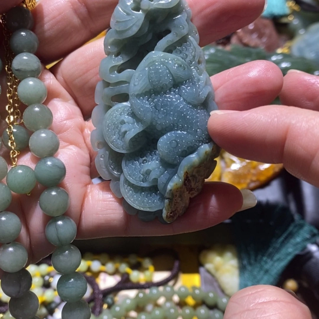 【闪购商品】岫玉毛衣链未镶嵌