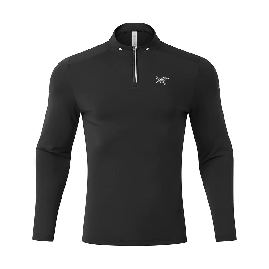 新款男女士户外速干长袖运动T恤透气吸汗休闲登山徒步打底衫