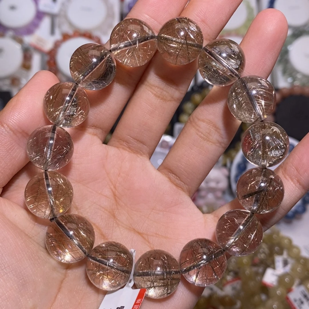 【闪购商品】水晶手串未镶嵌维纳斯银发晶14.8mm