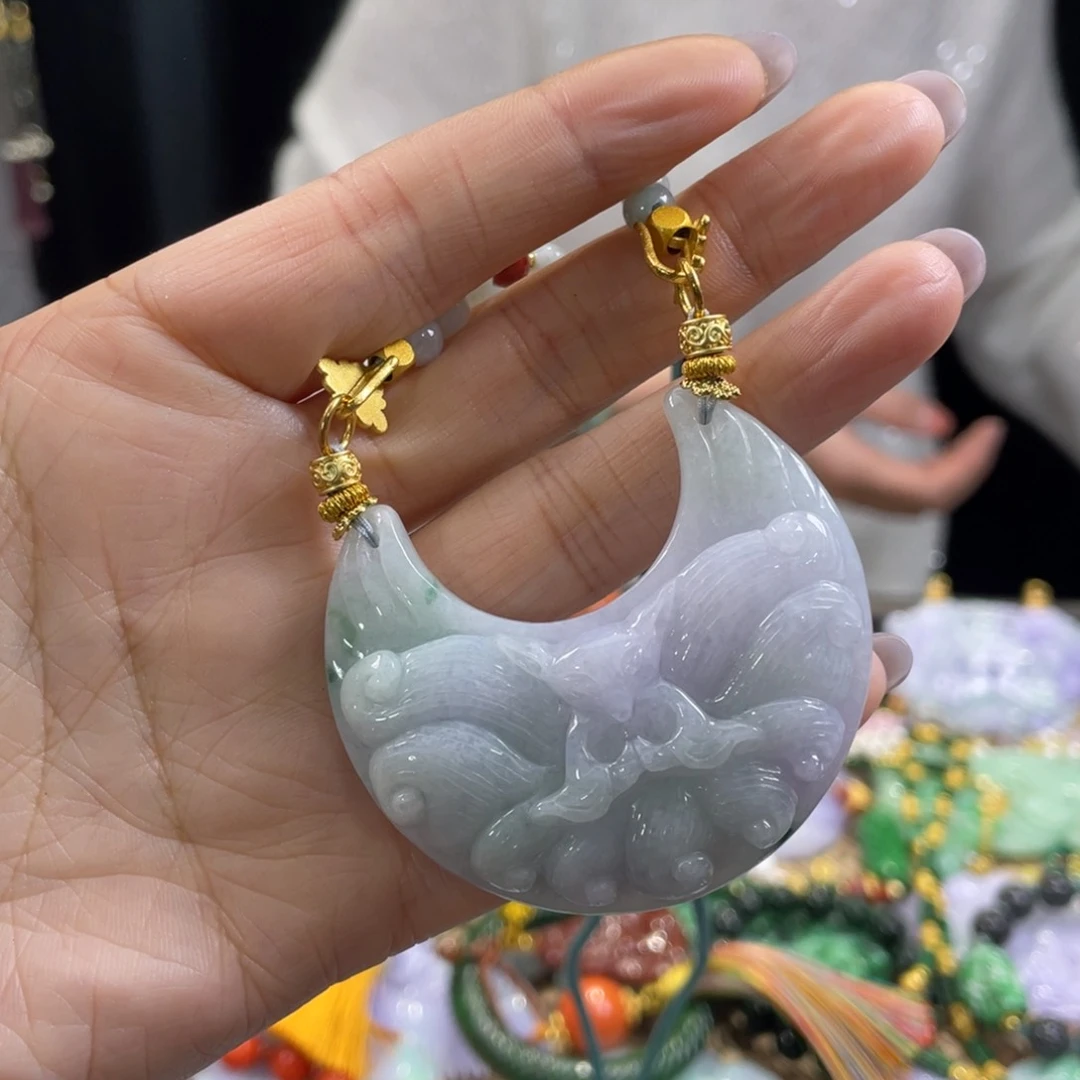 翡翠挂件未镶嵌代编织