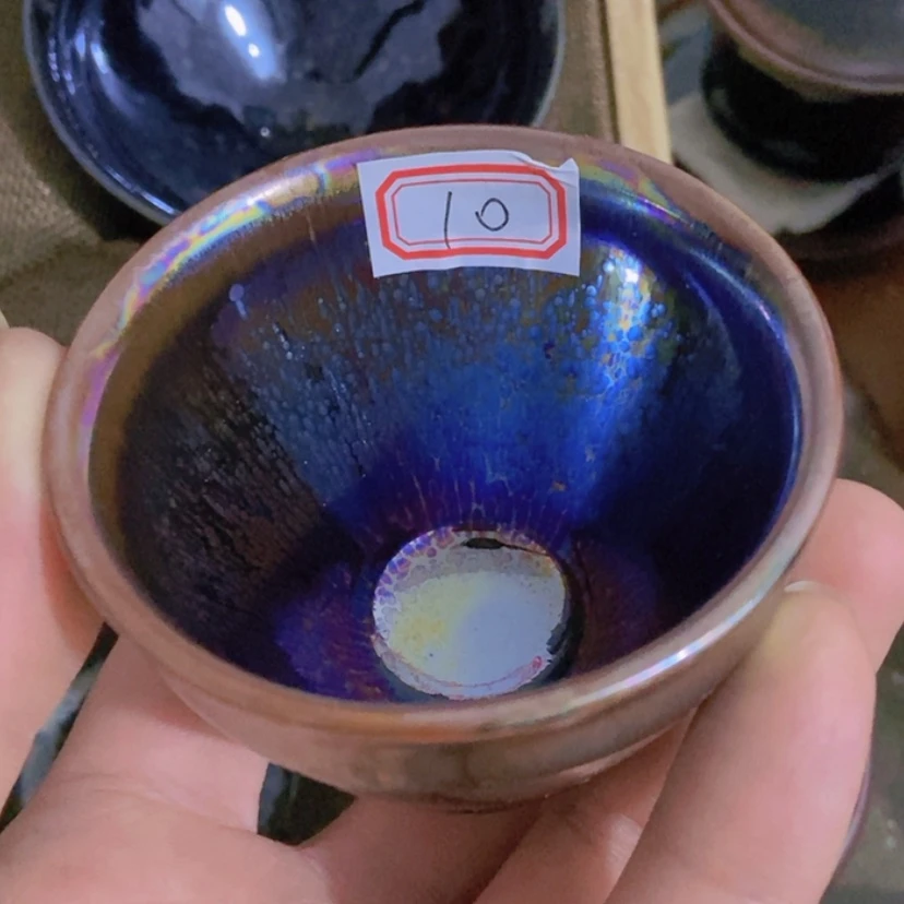 【闪购商品】茶盏用****0原矿原釉七彩油滴