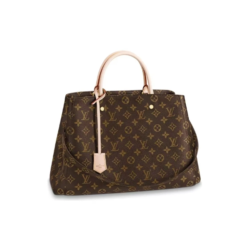 99新 LouisVuitton/路易威登 老花蒙田  中号