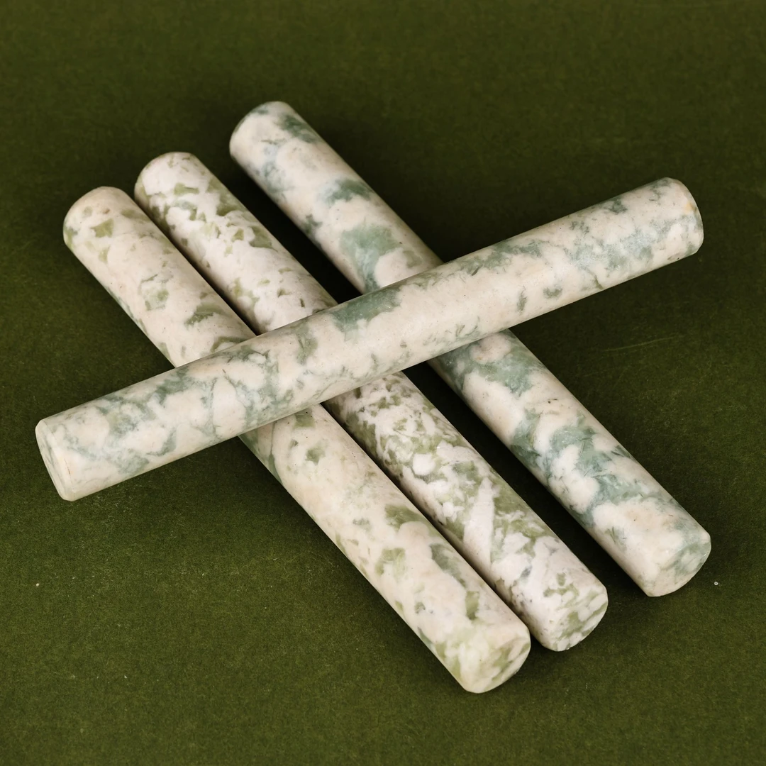 匪石OFTHEHEART专属 岫玉面杖 天然无添加