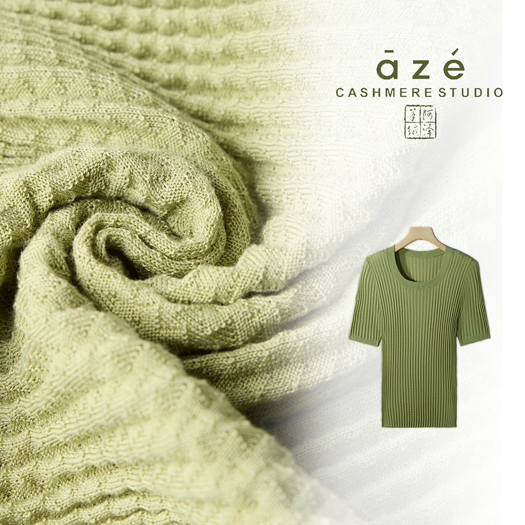 短袖修身型圆领薄款毛针织衫毛衣宽松女装针织衫百搭气质XZL-1410