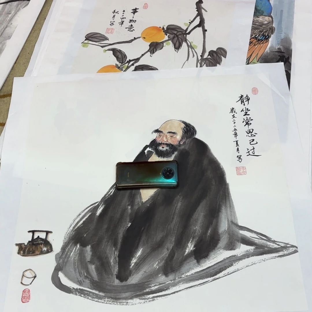 国画国画老师作品刘