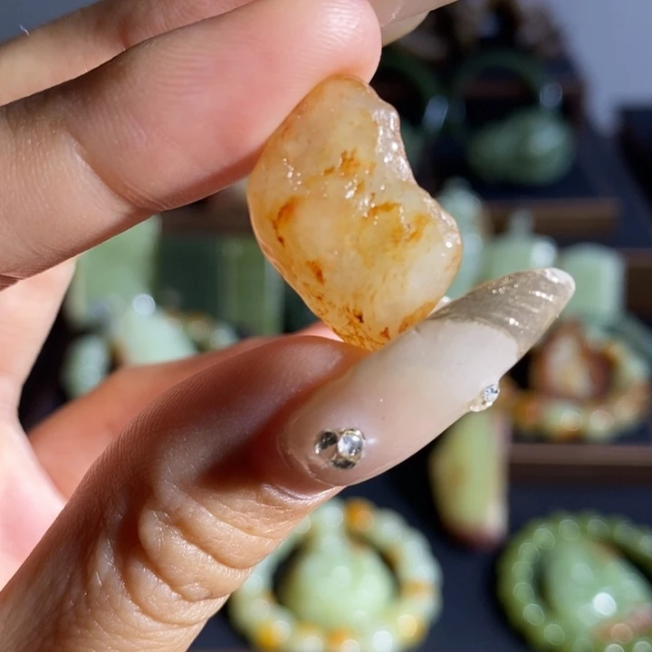 和田玉未镶嵌吊坠(不含链)