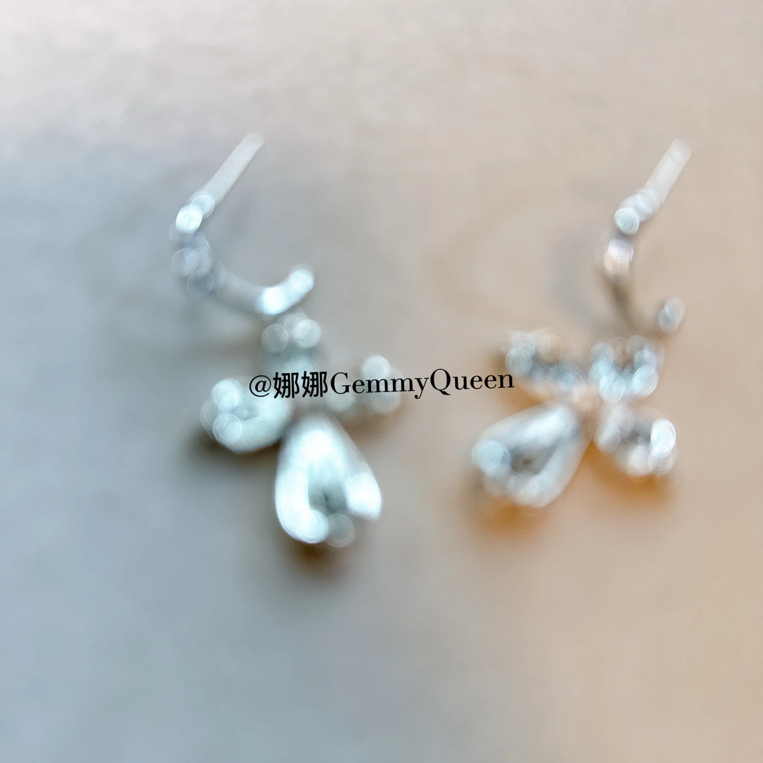 铜合金合成锆石耳饰 娜娜GemmyQueen耳环GQ08634