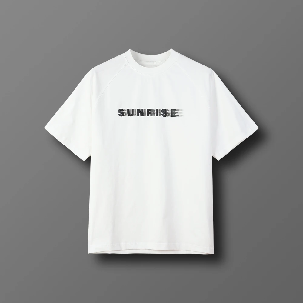 2025时尚情侣短袖印花情侣T恤夏季简约圆领休闲百搭潮