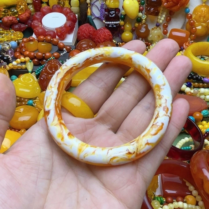 树脂制品风*?30号飘花手镯