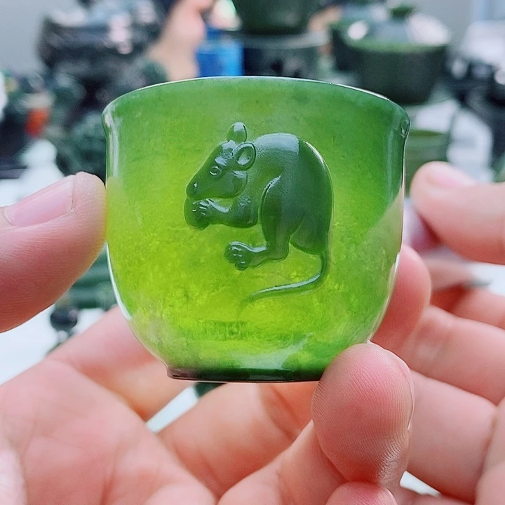 和田玉（青玉）未镶嵌把件