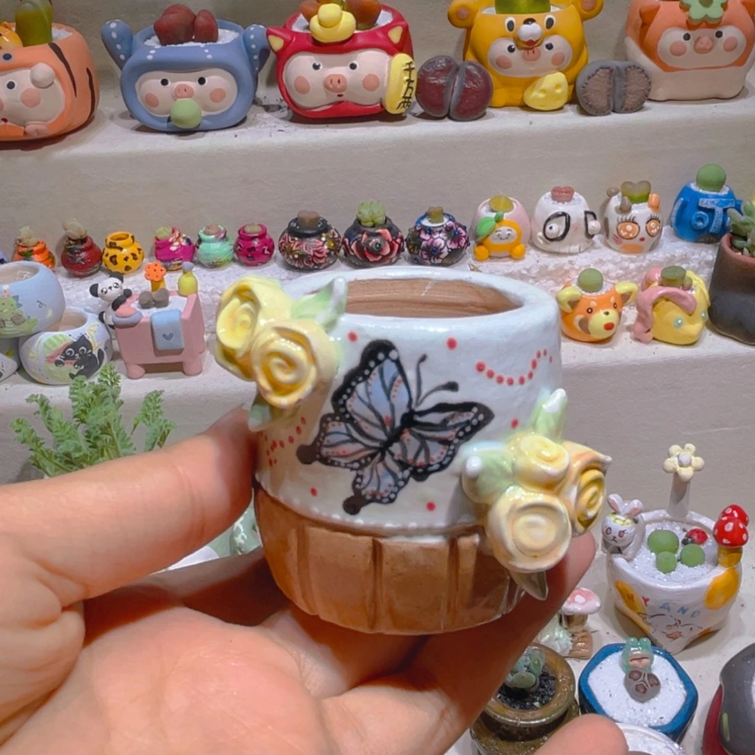 122纯手工制作重工盆盆