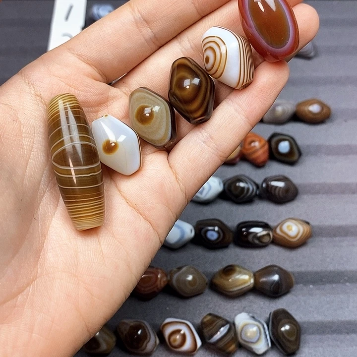 琥***心玛瑙/玉髓合金珠宝半成品