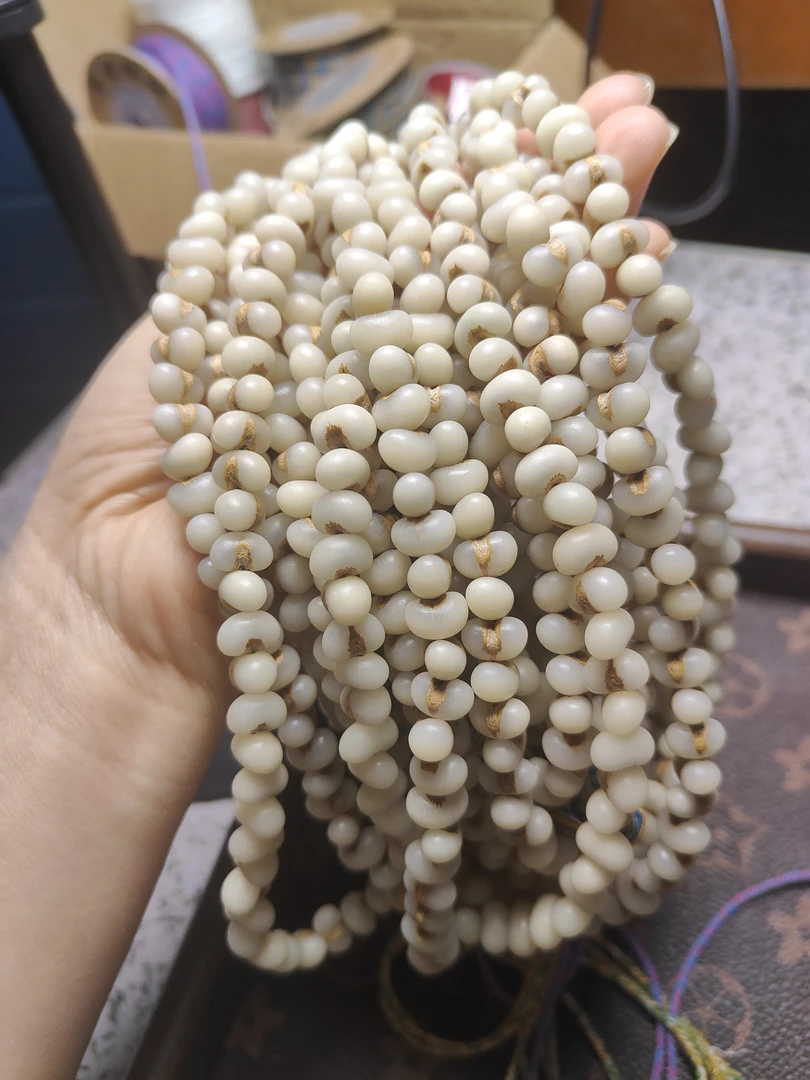 非金属木质手链 非金属木质手链金佛草108颗加6颗滴流尺寸9-9.5