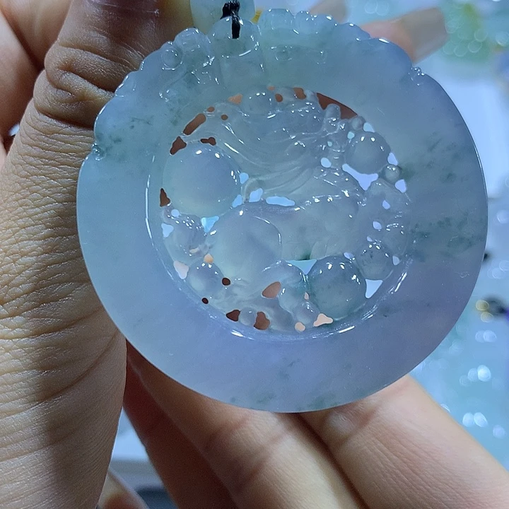 翡翠未镶嵌颈饰天然翡翠A货吊坠