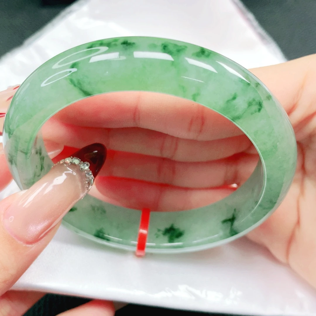 翡翠未镶嵌手镯58