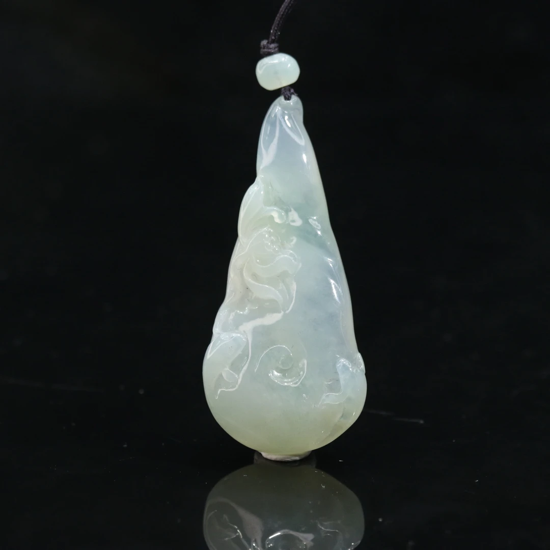 5天然缅甸翡翠A货冰吊坠/300579/北京中保拍卖