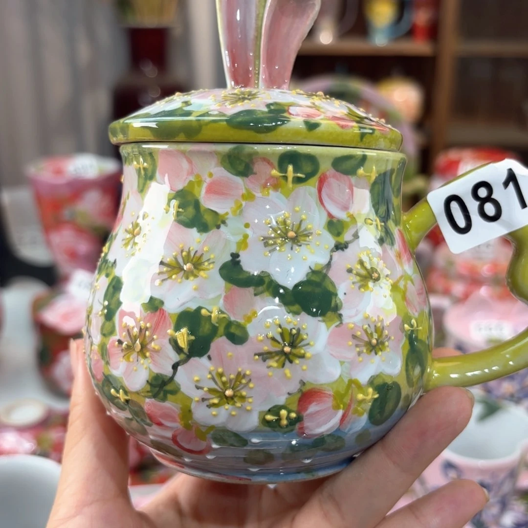 景德镇手绘高温釉下彩陶瓷茶具