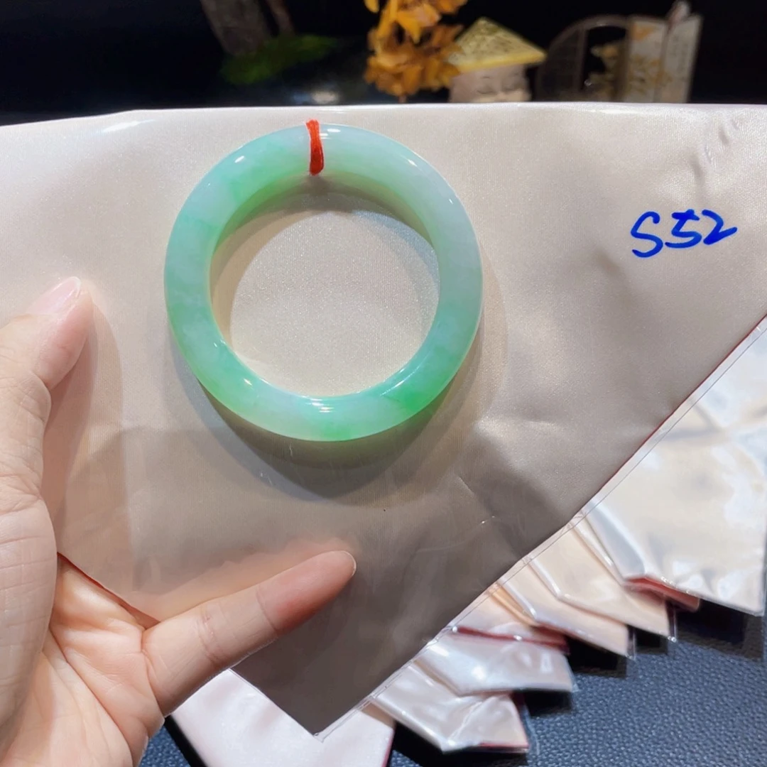 未镶嵌手镯翡翠翡翠手镯52圈