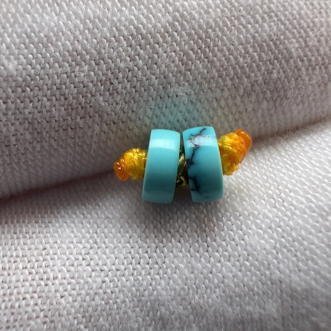 绿松石未镶嵌配饰5.2*2.1