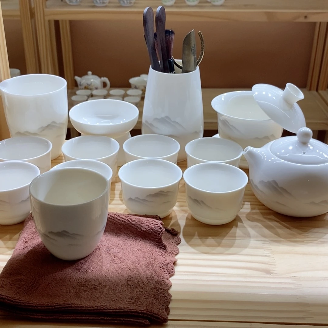 玉瓷居茶具套组水墨21