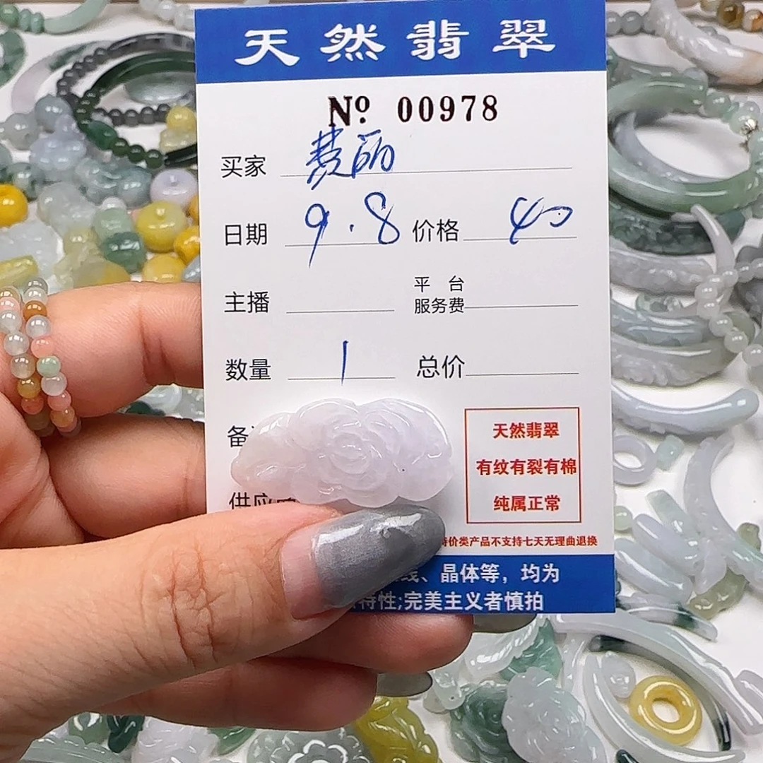 费***丽颈饰未镶嵌翡翠555