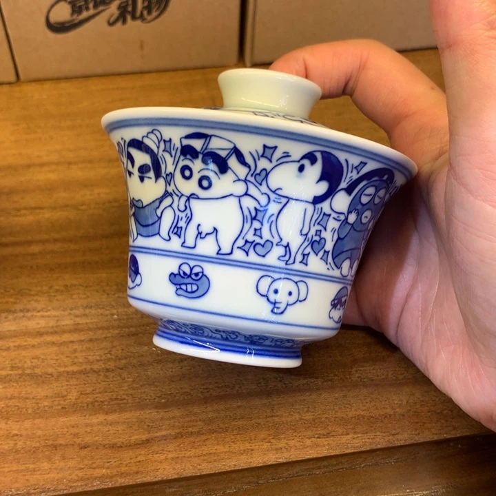蜡笔小新马蹄盖碗119号