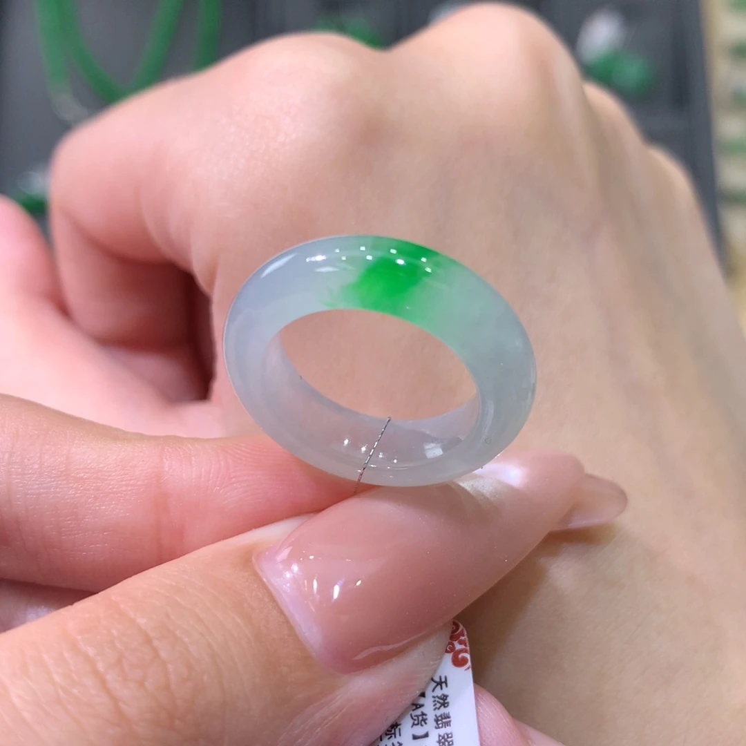 翡翠戒指未镶嵌10-11新品高货