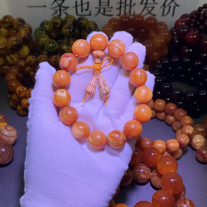 手串/手链松木（琥珀木）1.5 原生态