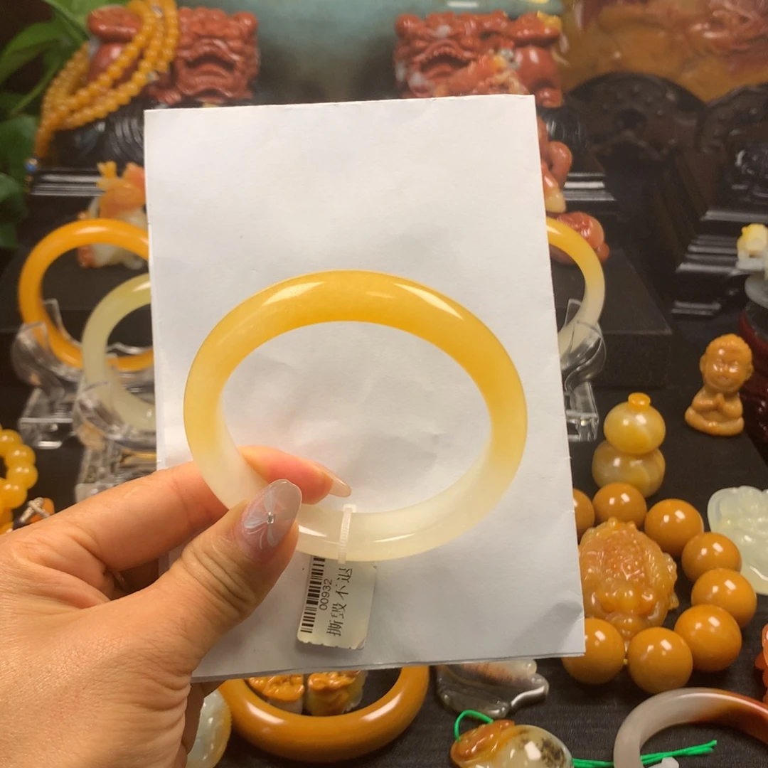 石英质玉（黄龙玉）未镶嵌手镯水**华阳阳