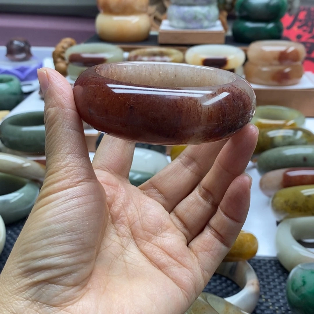 『****石英岩玉手镯未镶嵌