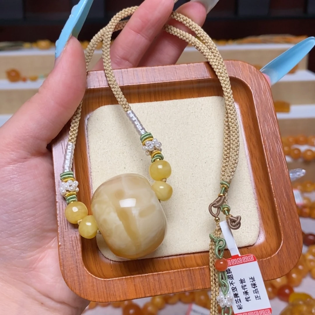 【闪购商品】未镶嵌颈饰蜜蜡项链