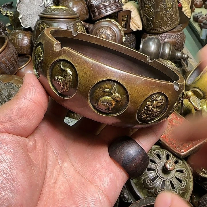 铜器办公室茶室摆件