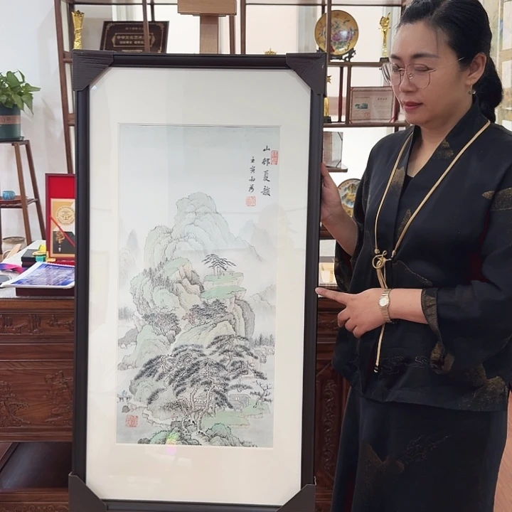 国画雨荷老师精品国画