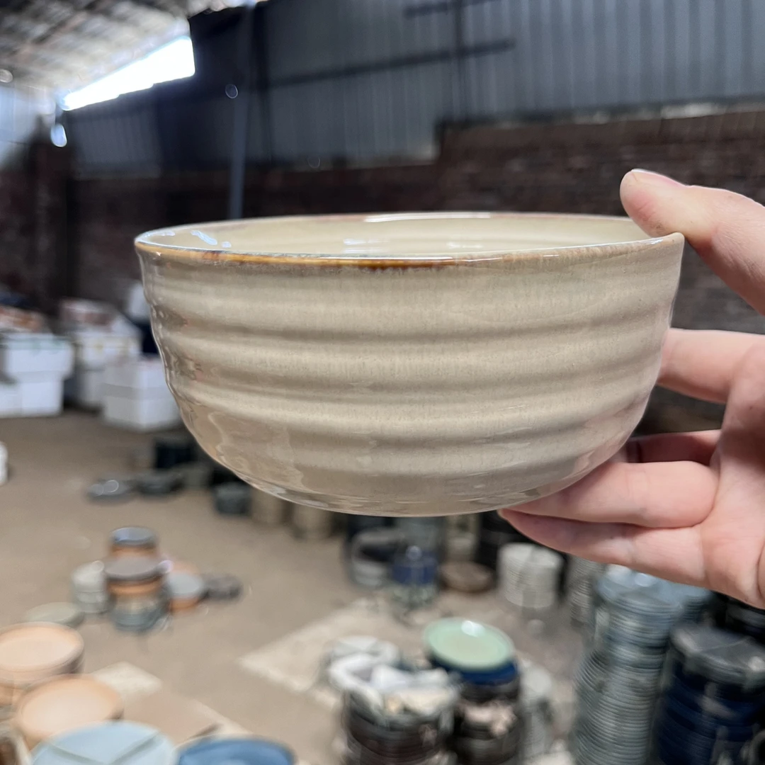 3178新款【2个】家用陶瓷米饭碗日式复古创意餐具吃面碗泡面碗微瑕