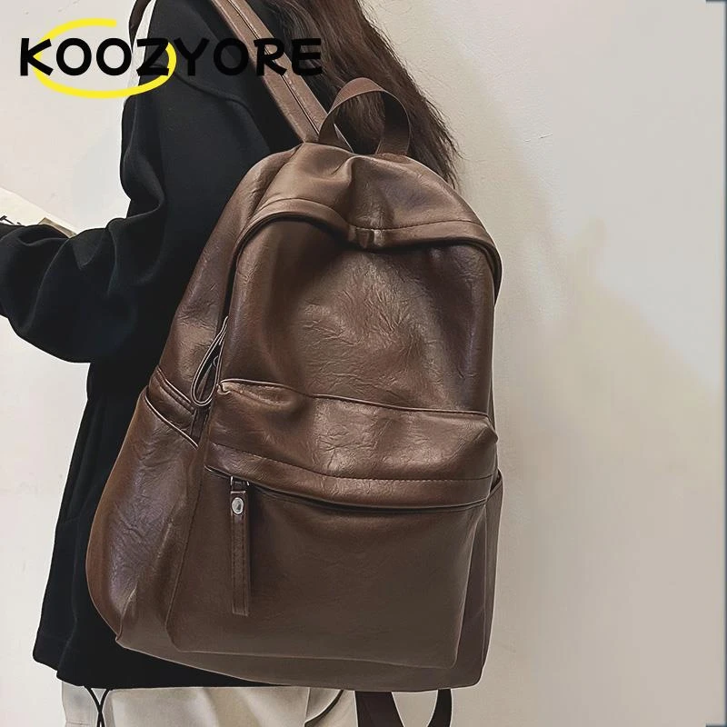 书包百搭女大学生高中初中生小众大容量电脑大容量电女学减重书包