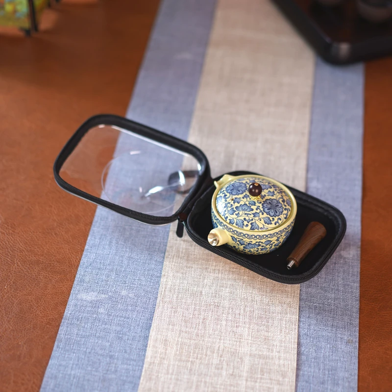 陶瓷侧把壶旅行茶具便携防烫快客杯家用41807