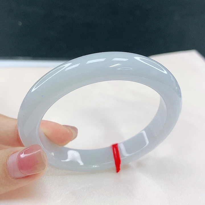 翡翠未镶嵌手镯圈53.6，79106