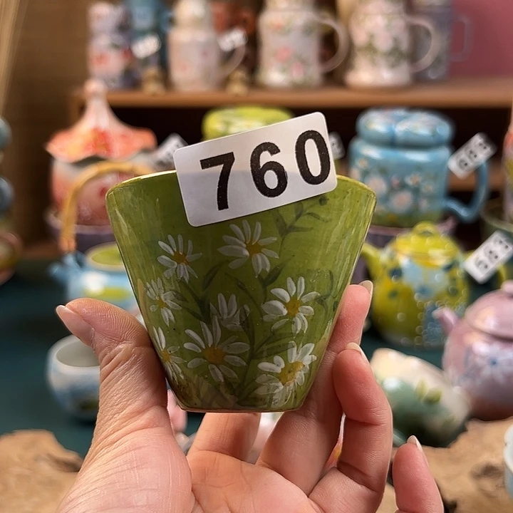 杯景德镇陶瓷手绘作品760微瑕