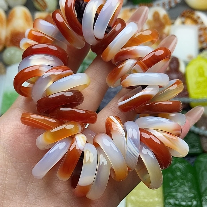 玛瑙/玉髓未镶嵌戒指