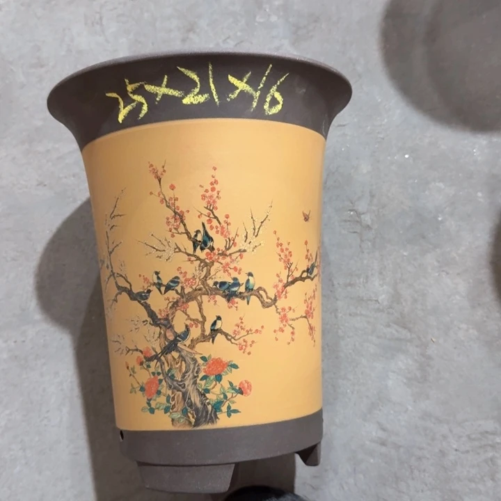 紫砂花盆25/21/16