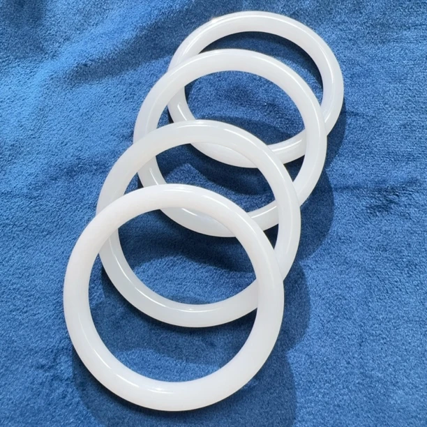 【伟伟鉴定】和田玉 青海白玉圆条镯子57+7/7 多样性发货发一件