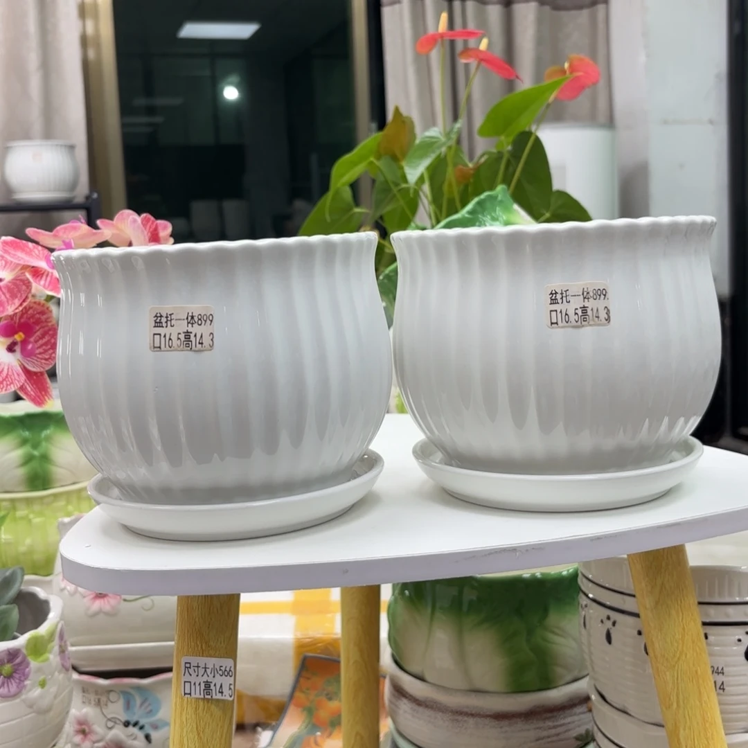 @夏西陶瓷花盆@@5899