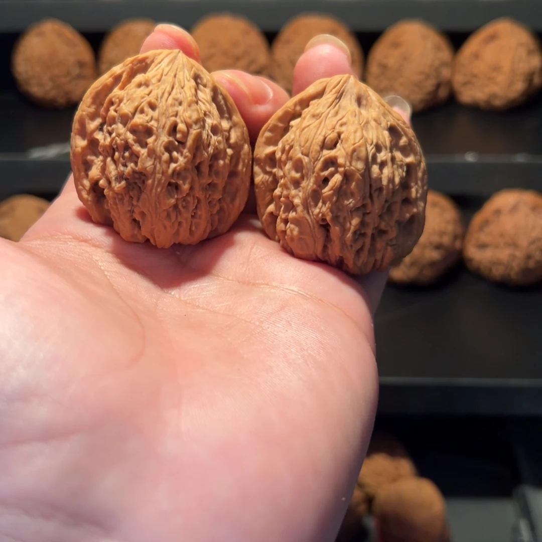 文玩核桃把件39溜肩拉丝高炮南疆石（全品