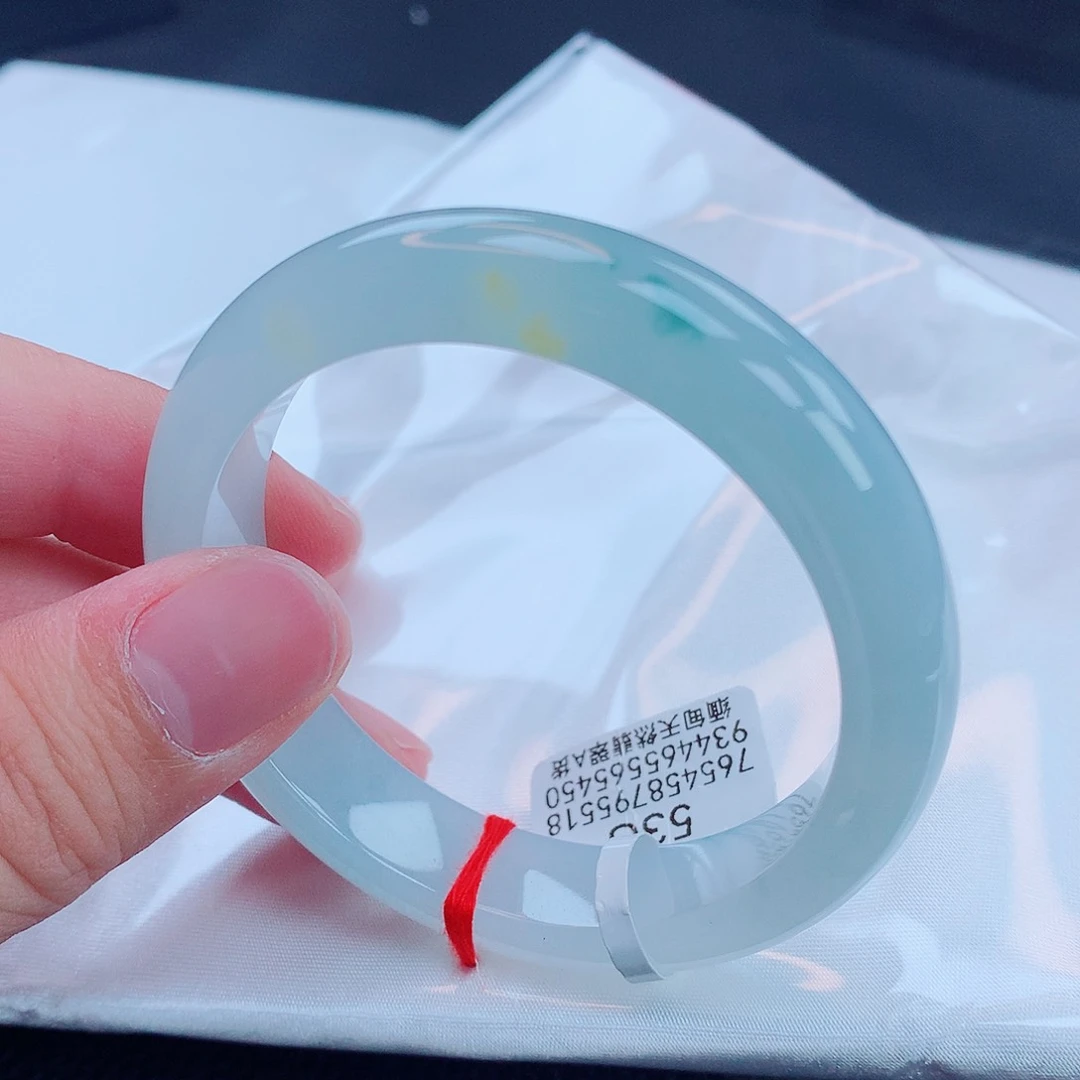 翡翠手镯未镶嵌天然缅甸翡翠A货手镯