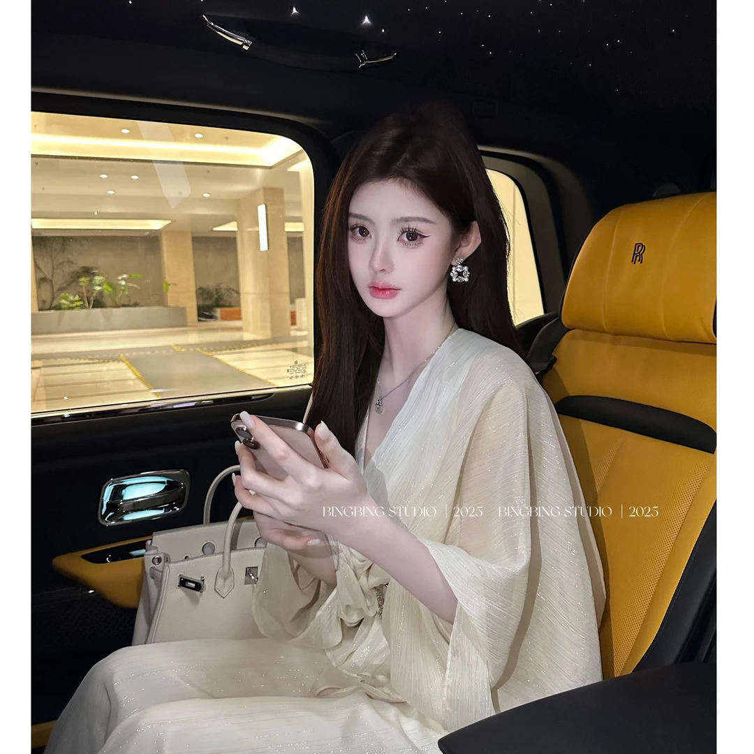 冰冰高智女主 夏季时尚气质百搭法式小众洋气减龄套装BBC5TZ5301