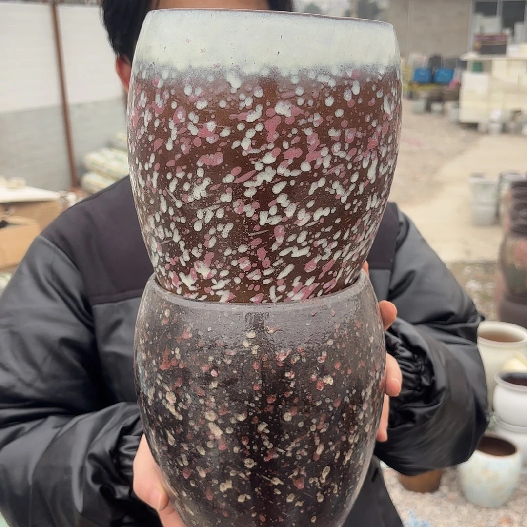 口径16高度20两个色蛋壳瑕疵