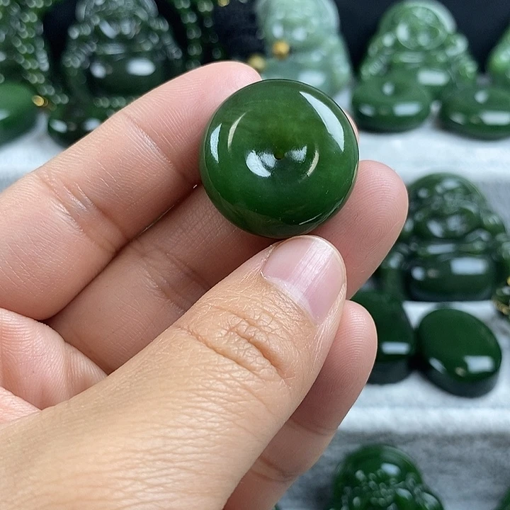 和田玉（碧玉）未镶嵌颈饰24