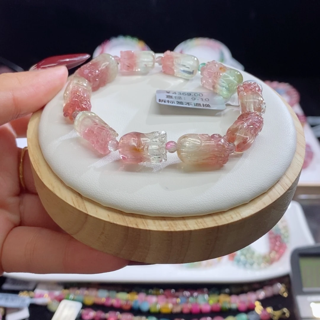 碧玺手链未镶嵌貔貅