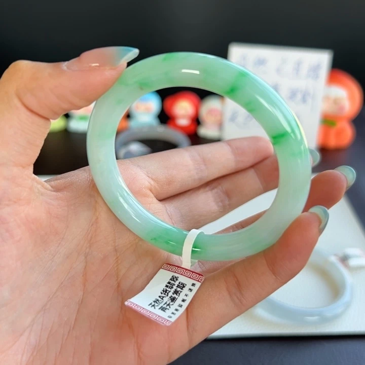 翡翠未镶嵌手镯27号 51.5