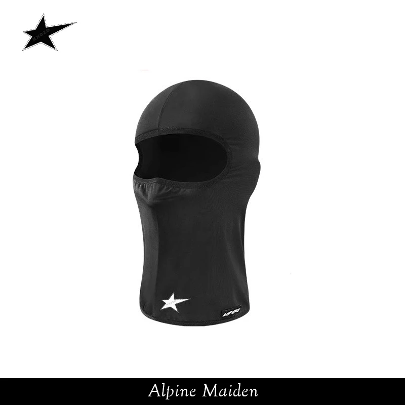 A星Alpine Maiden摩托车头套冰丝防晒夏骑行透气头盔头罩正品现货